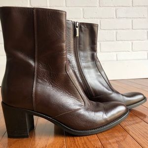 Vera Gomma Italian Leather Boots Size 37